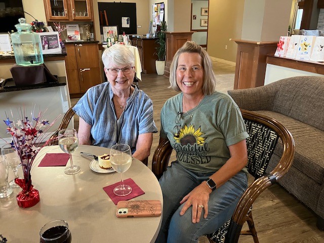 The Longest Day Event assisted living guests enjoying a meal